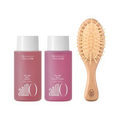 Набір для волосся ANILLO Rosy Night Hair and Brush Set