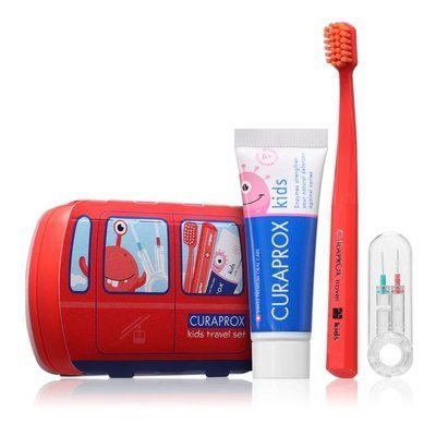 Дорожный набор Curaprox Kids Красный