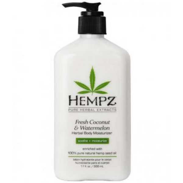 Рослинний освіжаючий лосьйон для тіла «Кокос і Кавун» Hempz Fresh Coconut & Watermelon", 500 ml