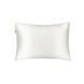 Наволочка з натурального шовку та сатину Mon Mou Soft Silk Pillowcase біла