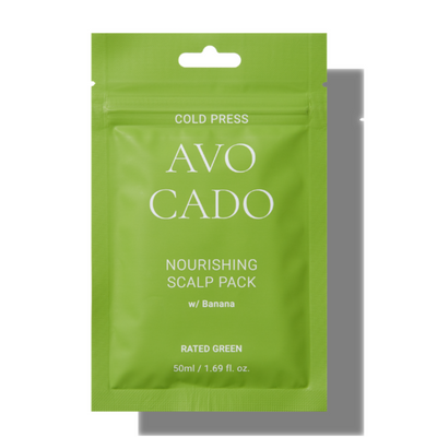 Питательная маска с маслом авокадо Rated Green Cold Press Avocado Nourishing Scalp Pack, 50 ml