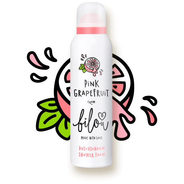 Пінка для душу, аромат "Солодкий грейпфрут" BILOU PINK GRAPEFRUIT SHOWER FOAM 200мл