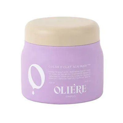 Маска для нейтрализации желтых и оранжевых оттенков OLIE'RE PARIS Color E'Clat Acai 500 мл