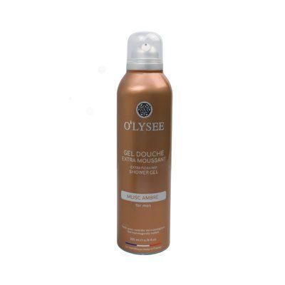 Гель-піна для душу для чоловіків O&rsquo;LYSEE Extra Foaming Shower Gel Musc Ambr&eacute;, 200 мл