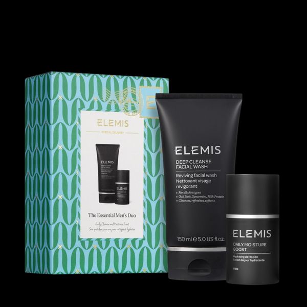 Дуэт для мужчин для ежедневной очистки и увлажнения лица Elemis Kit: The Essential Men’s Duo