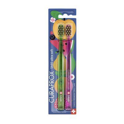 Набор зубных щеток Curaprox Ultra Soft CS 5460 Limited Edition Summer 2025, 2 шт