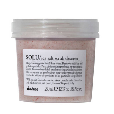 Очистительная паста-скраб с морской солью Davines Solu Sea Salt Scrub Cleanse, 250 ml