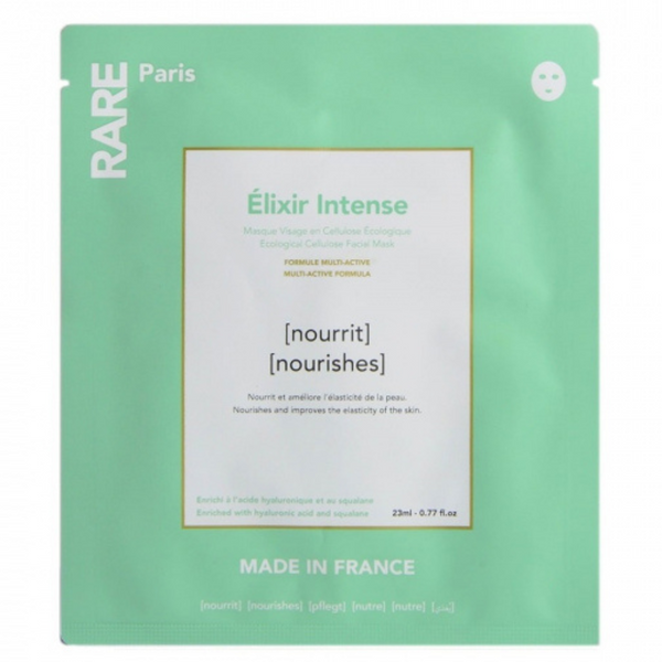 Питательная тканевая маска RARE PARIS Elixir Intense Nourishing Face Mask 1 шт*23 мл