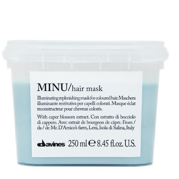 Маска для придания блеска и защиты цвета волос Davines Minu Mask, 250 ml
