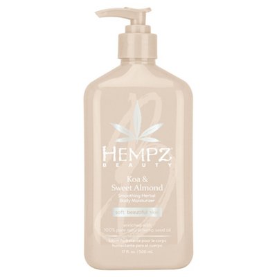 Молочко для тіла "Коа та солодкий мигдаль "Hempz Koa & Sweet Almond Smoothing Herbal Body", 500 ml