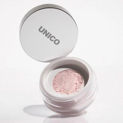 Рожева сяйлива фінішна пудра для обличчя UNICO Setting & Finishing Powder Pink Aura 10 г