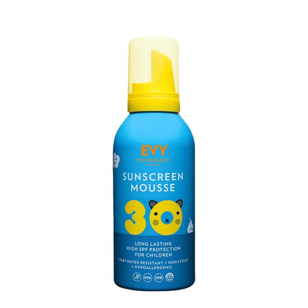 Сонцезахисний мус для дітей та немовлят EVY Technology Sunscreen Mousse Kids SPF 30, 150 мл