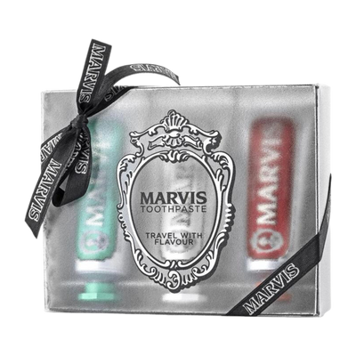 Набір із зубними пастами трьох смаків - Класична, Відбілююча, Кориця Marvis 3 Flavours Box, 3x25ml