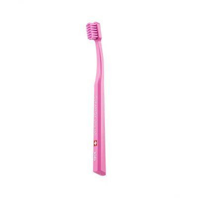Детская зубная щетка Curaprox ULTRASOFT, D 0,09 мм (4-12 лет) розовый