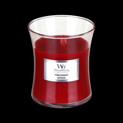 Ароматична свічка з ароматом граната і смородини Woodwick Mini Pomegranate 85g