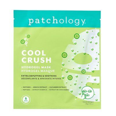 Гідрогелева маска для інтенсивного зменшення набряків обличчя PATCHOLOGY Cool Crush Extra-Depuffing Hydrogel Face Mask, 1 шт