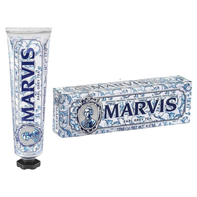 Зубная Паста со вкусом английского чая с бергамотом Marvis Toothpaste Earl Grey Tea 75ml