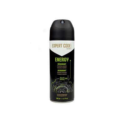 Дезодорант для чоловіків O'LYSEE Expert Code For Men Deodorant Energy, 200 мл