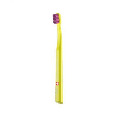 Детская зубная щетка Curaprox CS Smart, D 0,08 мм (4-12 лет) желтый/розовый