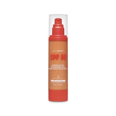Сонцезахисний гель з ефектом природного сяйва Bali Body Sheer Glow Sunscreen Gel SPF50, 90 мл