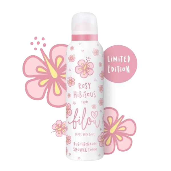 Піна для душу з солодким ароматом гібіскусу BILOU ROSY HIBISCUS 200ml