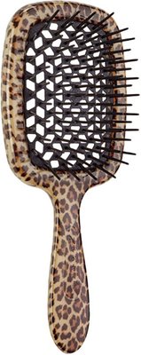 Расческа для волос Janeke Superbrush леопард с черным