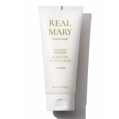 Очищаюча маска для шкіри голови з морською сіллю RATED GREEN Real Mary Cold Brewed Rosemary Purifyng