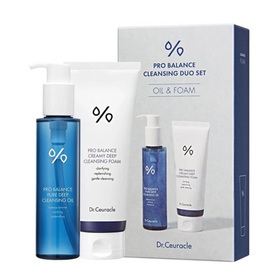 Набір для двоетапного очищення шкіри з пробіотиками Dr.Ceuracle Pro Balance Cleansing Duo Set, 2в1