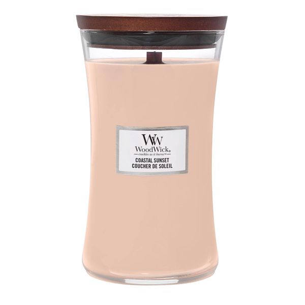 Ароматична свічка з дуже ніжними нотами Woodwick Large Coastal Sunset 609г