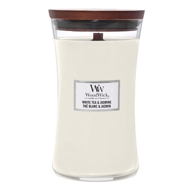 Ароматична свічка з ніжним ароматом Large White Tea & Jasmine 609г