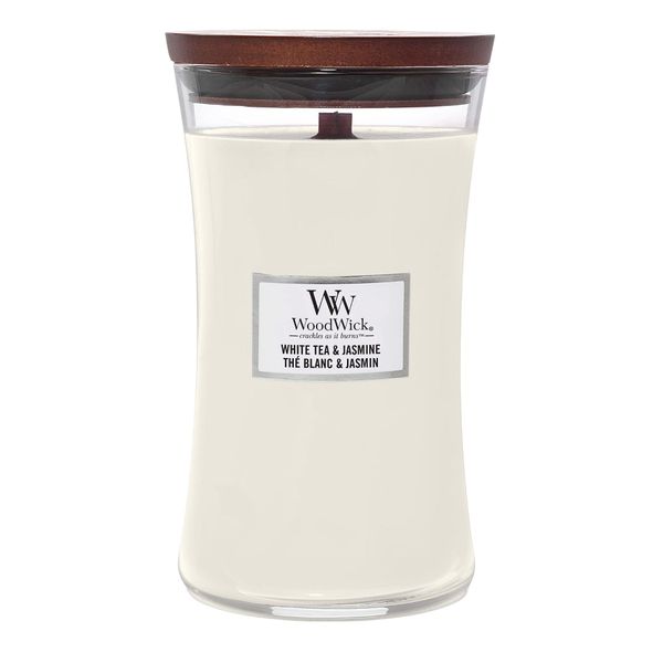 Ароматична свічка з ніжним ароматом Large White Tea & Jasmine 609г