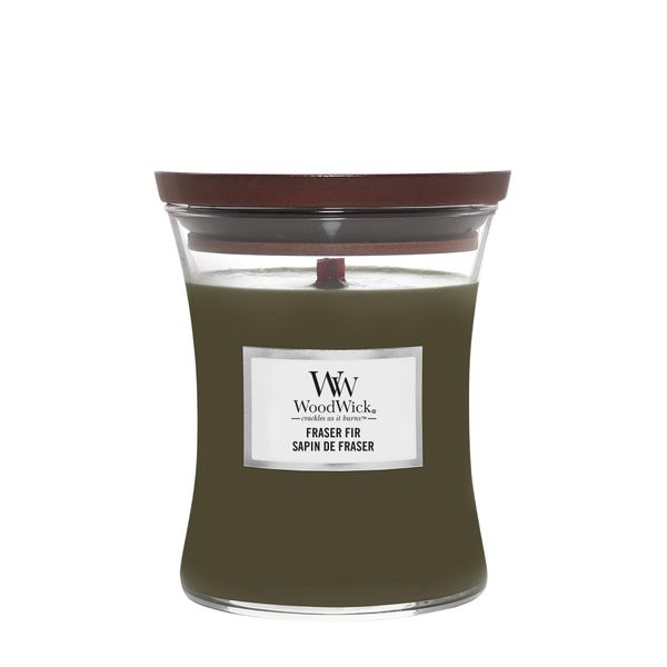 Ароматическая свеча с ароматом свежесрезанной ели Woodwick Medium Frasier Fir 275г