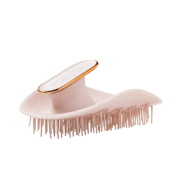 Щетка для волос розовая Manta Brush Pink/Rose Gold