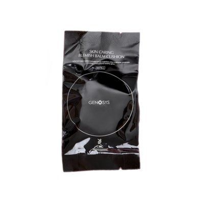 Рефіл Бальзам-кушону для догляду за шкірою #1 Genosys Skin Caring Blemish Balm Cushion SPF50 №1 Ivory 15гр