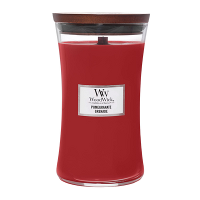 Ароматична свічка з ароматом граната і смородини Woodwick Large Pomegranate 609g