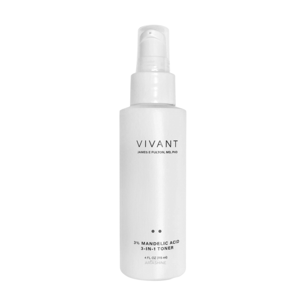 Тоник с 3% миндальной кислотой Vivant Mandelic Acid 3-in -1 Toner Skincare Объем 115 мл