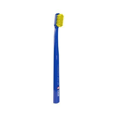 Зубная щетка Curaprox CS 5460 ULTRASOFT, D 0,10 мм темно-синий/желтый